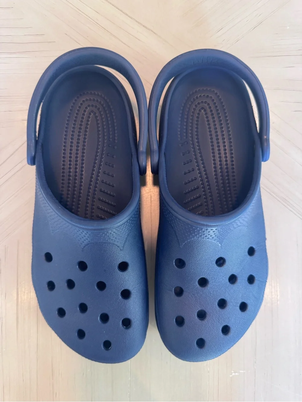 Vintage OG Crocs Classic Clogs Navy Blue Original 100% Croslite- M8/9 W10/11